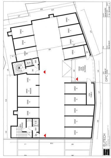 Plan ensemble Niveau Garage